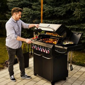 Yoer BeefMaster GG04BK Grill ogrodowy gazowy 21.15 kW 72 cm x 43 cm 4