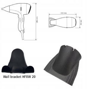 Suszarka do włosów STARMIX HFXW 20 czarna 2