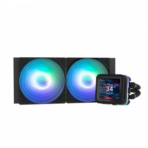 Chłodzenie procesora ALPHA2 DS A24 BL 240 mm CPU Liquid Cooler 1