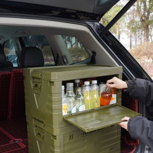 Nils Extreme Camp Składana skrzynia turystyczna NCB4004 50L z uchwytami, zielona 5