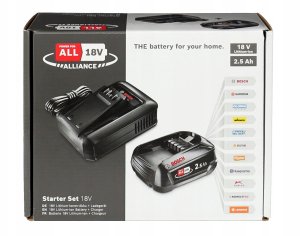 Starter Set 18V 1x2.5Ah , AL 18V-44 1