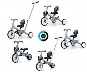 Milly Mally Rowerek 5w1 Optimus Max Denim 11