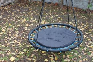 Huśtawka AllForBaby HUŚTAWKA BOCIANIE GNIAZDO CZERWONA 120 MOCNA+poduszka 8