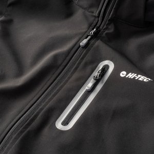 Męska kurtka przejściowa softshell membrana 10000mm Nikos II czarna rozmiar S 4