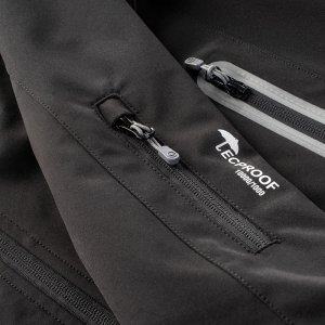 Męska kurtka przejściowa softshell membrana 10000mm Nikos II czarna rozmiar S 5