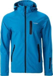 Męska kurtka przejściowa softshell membrana 10000mm Nikos II niebieska rozmiar L 2