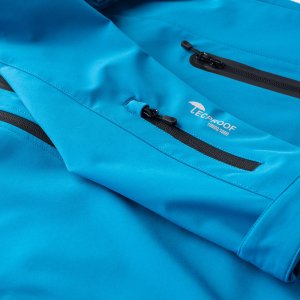 Męska kurtka przejściowa softshell membrana 10000mm Nikos II niebieska rozmiar L 4
