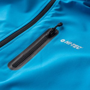 Męska kurtka przejściowa softshell membrana 10000mm Nikos II niebieska rozmiar XL 5