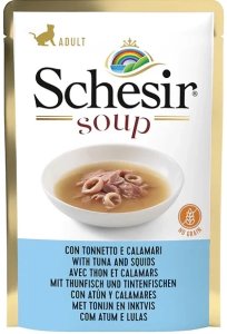 Schesir Soup Karma dla Kota Zupa Tuńczyk Kalmary 85g 1
