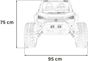 Pojazd Buggy Clash STRONG 4x4 Czerwony 24