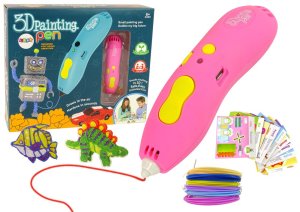 Kreatywny Długopis 3D Drukarka Pen + Wkłady Szablony EDUKAMP 1