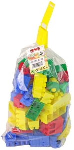 Hemar Kolorowe Klocki Konstrukcyjne K2 Średnie 80 Elementów 3