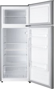Midea Refrigerator | MDRT294FGE50 | Energy efficiency class E | Free standing | Double Door | Height 143 cm | Fridge net capacity 163 L | Freezer net capacity 41 L | 40 dB | Stainless steel 2