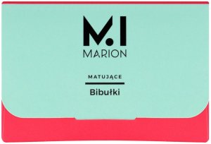 Marion Bibułki matujące do twarzy  1op.-50szt 1