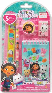 Zestaw Akcesoriów Szkolnych Koci Domek Gabi Notes Ołówek Linijka Gumka / Gd00036 4