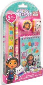 Zestaw Akcesoriów Szkolnych Koci Domek Gabi Notes Ołówek Linijka Gumka / Gd00036 6