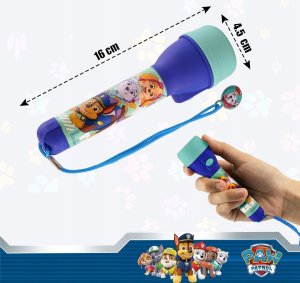 Latarka Lampka Dla Dziecka Dziecięca Psi Patrol Paw Patrol 3.5m Mocna Lekka / Pw19946 5