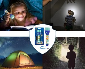 Latarka Lampka Dla Dziecka Dziecięca Psi Patrol Paw Patrol 3.5m Mocna Lekka / Pw19946 7