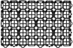 KRATKA GEOKRATA PARKINGOWA OGRODOWA 60cm x 40cm SG6B CZARNA 40mm 2