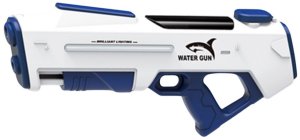 Elektryczny Automatyczny Karabin Pistolet Na Wodę Biały 1000ml 61cm LEAN Toys 2