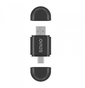 Savio TR-17 bezprzewodowy nadajnik audio USB Czarny 1