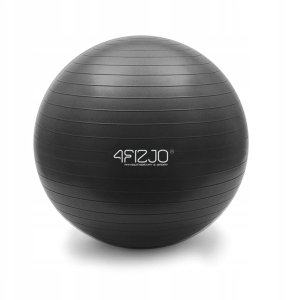 Piłka gimnastyczna rehabilitacyjna 65 cm Reh Ball czarna z pompką 5