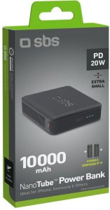 SBS TEBB10000HDPD20K bank mocy Litowo-polimerowy (LiPo) 10000 mAh Czarny 2