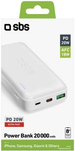 SBS TTBB20000PD20W bank mocy 20000 mAh Biały 2