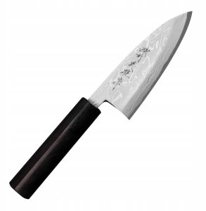 Hideo Kitaoka Shirogami Satin Nóż Deba 12 cm 1