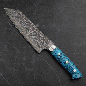 Takeshi Saji BTQ R-2 Black Nóż Bunka 17 cm 4