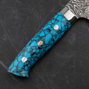 Takeshi Saji BTQ R-2 Black Nóż Bunka 17 cm 7