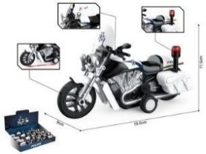 Motocykl policja św/dźw 6szt/disp 011844 83790 1