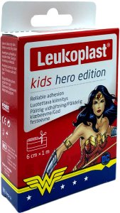 Leukoplast Kids hero edition (Wonder Woman) 6cm * 1 m 1