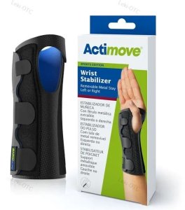 ACTIMOVE SE Orteza stabilizująca nadgarstek z szyną lewy lub prawy rozm. S czarny 1