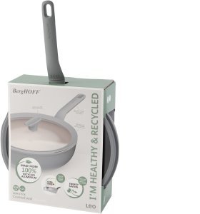 Patelnia Berghoff Patelnia wok z pokrywą Balance Eco* Grey 28 cm, 4,2 L BergHOFF 2