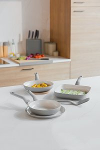 Patelnia Berghoff Zestaw patelni Balance 4-el. Eco* Grey + łopatka BergHOFF 7