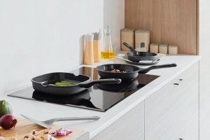 Patelnia Berghoff Zestaw patelni non-stick 4-el. Stone+ & łopatka Balance BergHOFF 2
