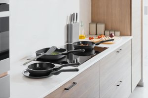 Patelnia Berghoff Zestaw patelni non-stick 4-el. Stone+ & łopatka Balance BergHOFF 4