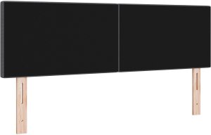 Zestaw zagłówka vidaXL Zestaw 2 Ciemnoszary Drewno 160 cm Prosty 7