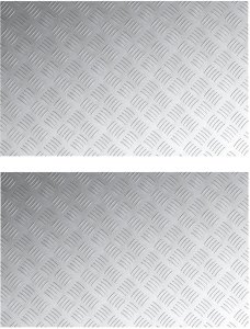 vidaXL Nakładki na schody Szary Guma 80 x 50 x 0.3 cm (4104357) 2