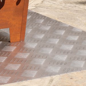 vidaXL Nakładki na schody Szary Guma 80 x 50 x 0.3 cm (4104357) 3