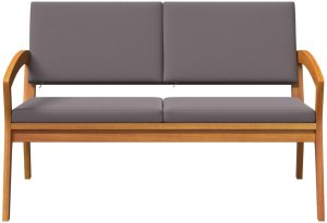 vidaXL Ławka ogrodowa Antracytowa Lite drewno akacjowe 115 x 70 x 72 cm 5