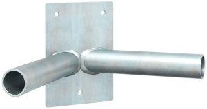 vidaXL Uchwyt na flagi Srebrny Stal nierdzewna 7.5 x 11.5 x 12.5 cm 4