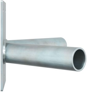 vidaXL Uchwyt na flagi Srebrny Stal nierdzewna 7.5 x 11.5 x 12.5 cm 5