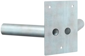 vidaXL Uchwyt na flagi Srebrny Stal nierdzewna 7.5 x 11.5 x 12.5 cm 6