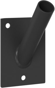 vidaXL Mocowanie Flagi Czarny Metal 7,5 x 10,5 x 12,5 cm Przenośne 4