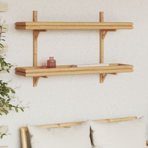 Półki naścienne vidaXL Naturalny bambus Bambus 100 x 26 x 60 cm 1
