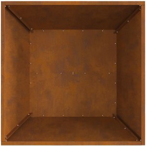 Palenisko ogrodowe vidaXL Ognisko Brązowe Stal nierdzewna 60 x 60 x 30 cm Mega trwałe 6