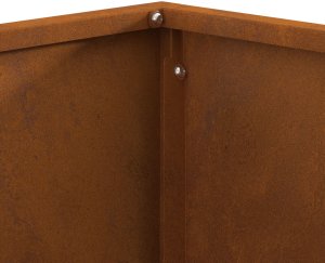 Palenisko ogrodowe vidaXL Ognisko Brązowe Stal nierdzewna 60 x 60 x 30 cm Mega trwałe 7