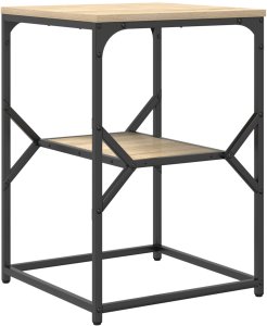 vidaXL Stolik nocny Sonoma oak Płyta wiórowa 41 x 40 x 60 cm 2